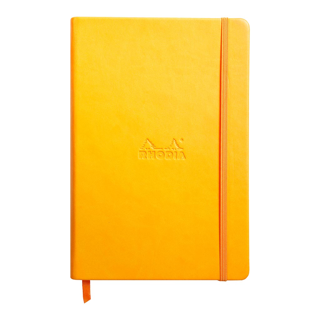 Rhodiarama Hardcover Notebook A5 Lined Daffodil - Cafe Supply