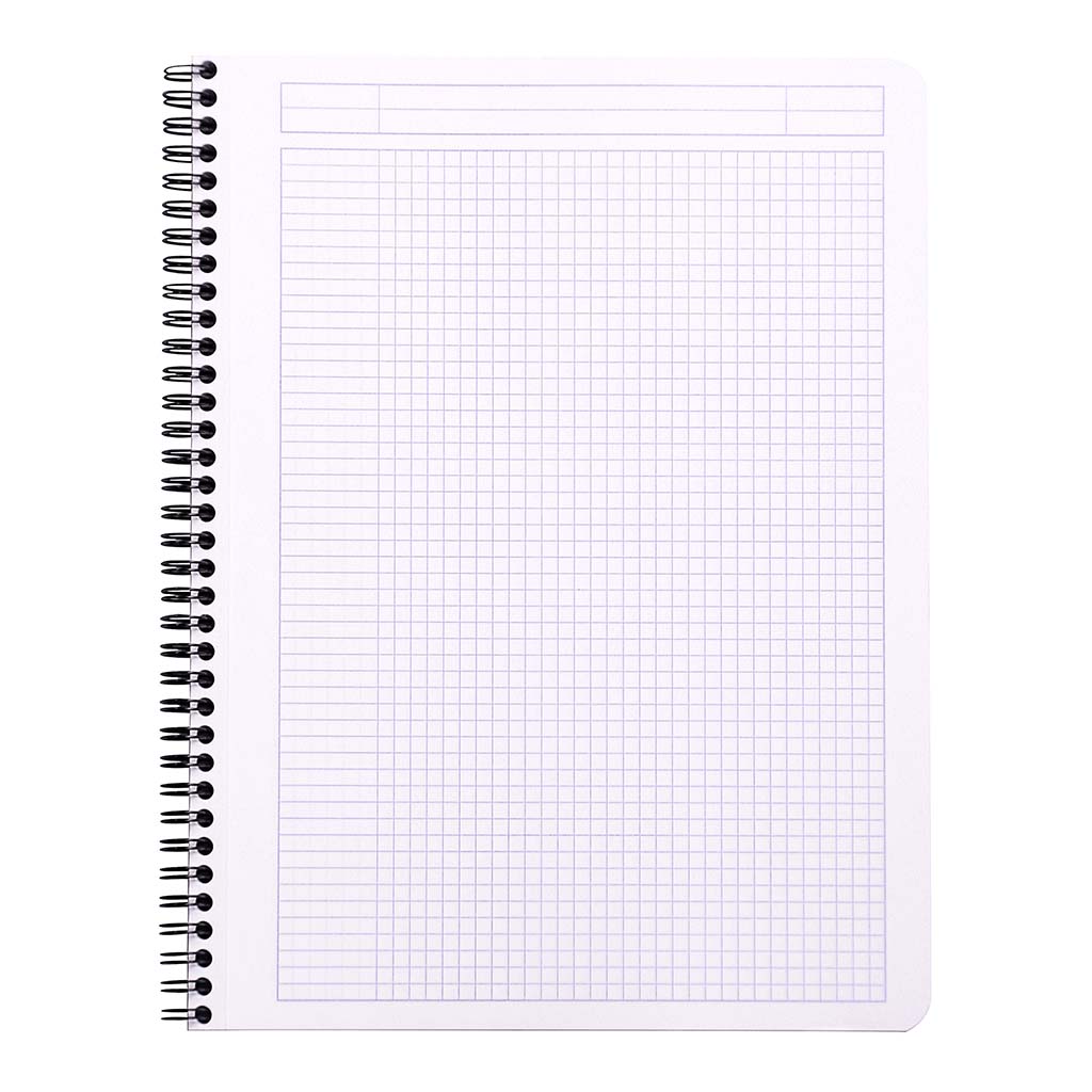 Rhodia Classic Notebook Spiral A4+ Grid White - Cafe Supply