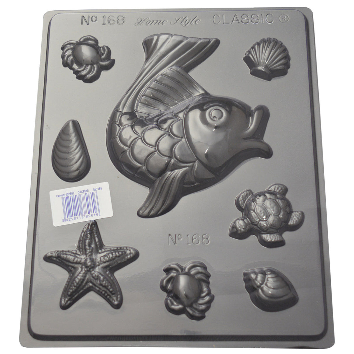 Seaside Shapes Chocolate/Craft Mould 0.6mm - Cafe Supply