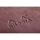 Rhodiarama Hardcover Notebook A5 Lined Chocolate - Cafe Supply