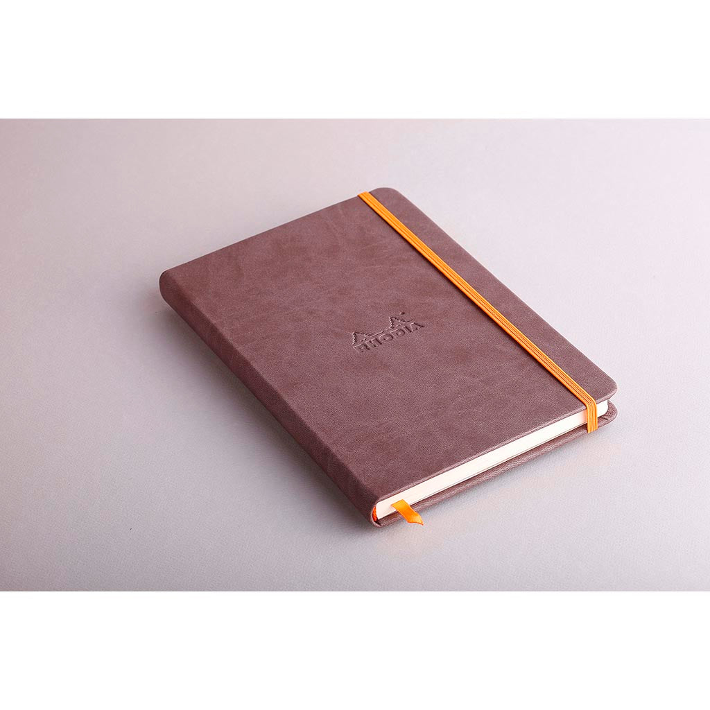 Rhodiarama Hardcover Notebook A5 Lined Chocolate - Cafe Supply
