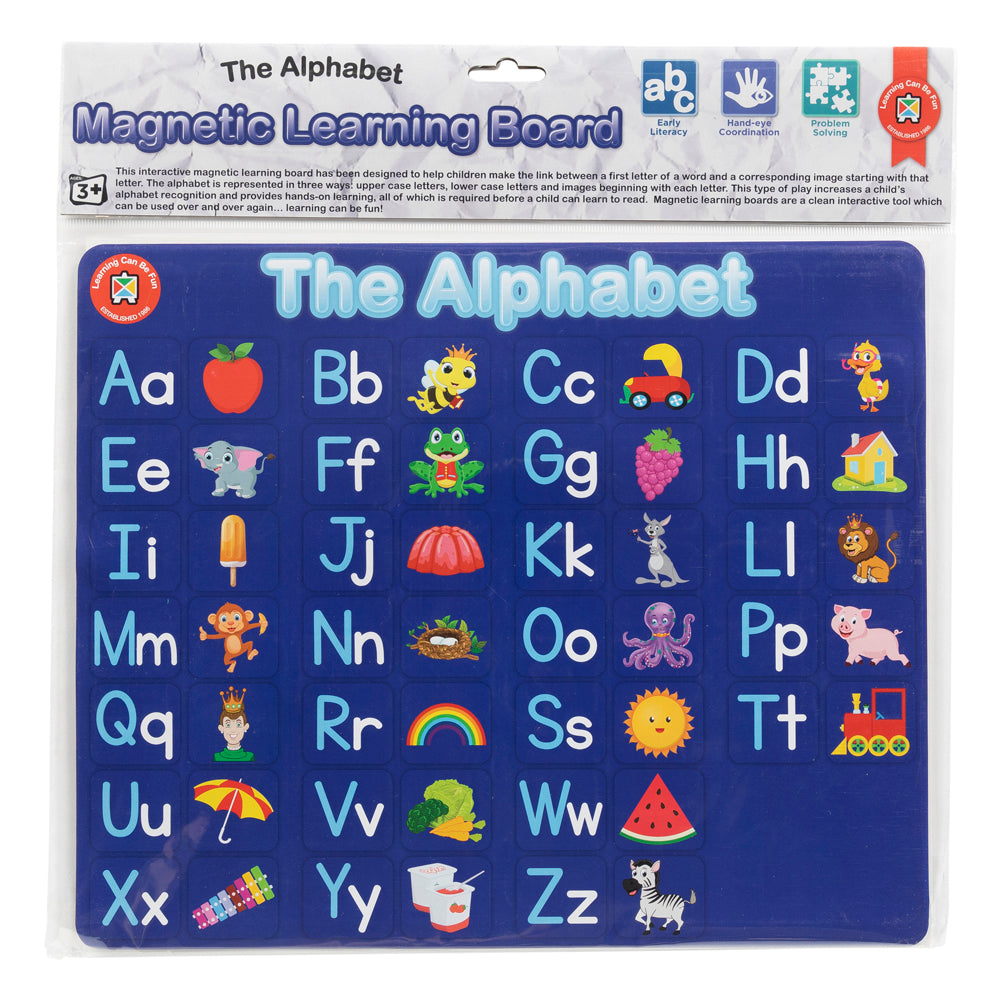 LCBF Magnetic Learning Board Alphabet - Cafe Supply