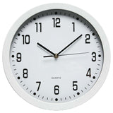 Dixon Clock Wall Round Face White 30cmx30cm - Cafe Supply