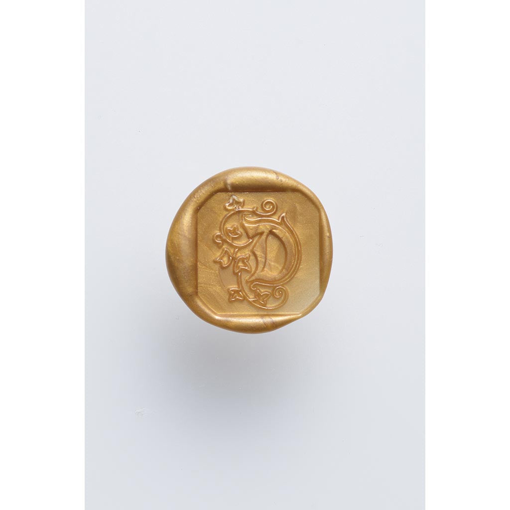 Herbin Wooden Handle Square Seal Illuminated D - Cafe Supply