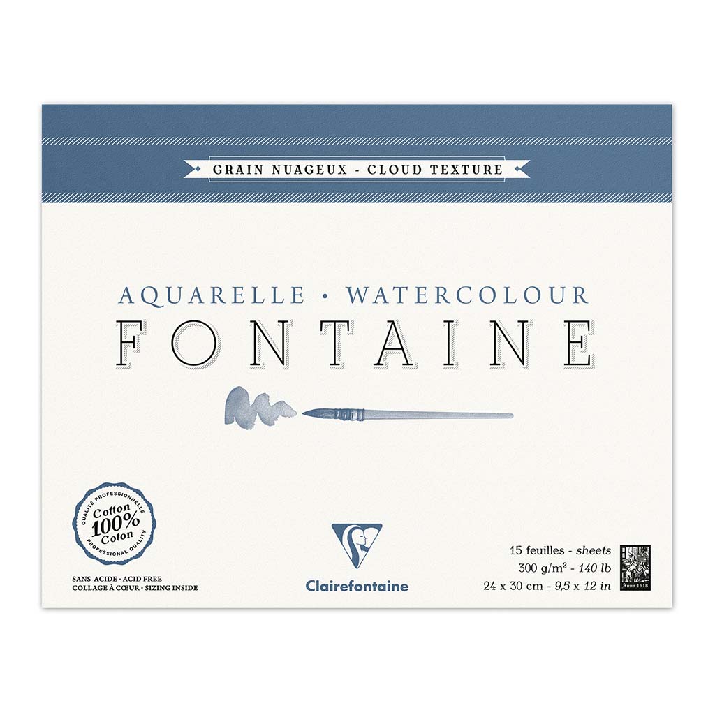 Fontaine Pad Cloudy 24x30cm 300gsm 15sh - Cafe Supply