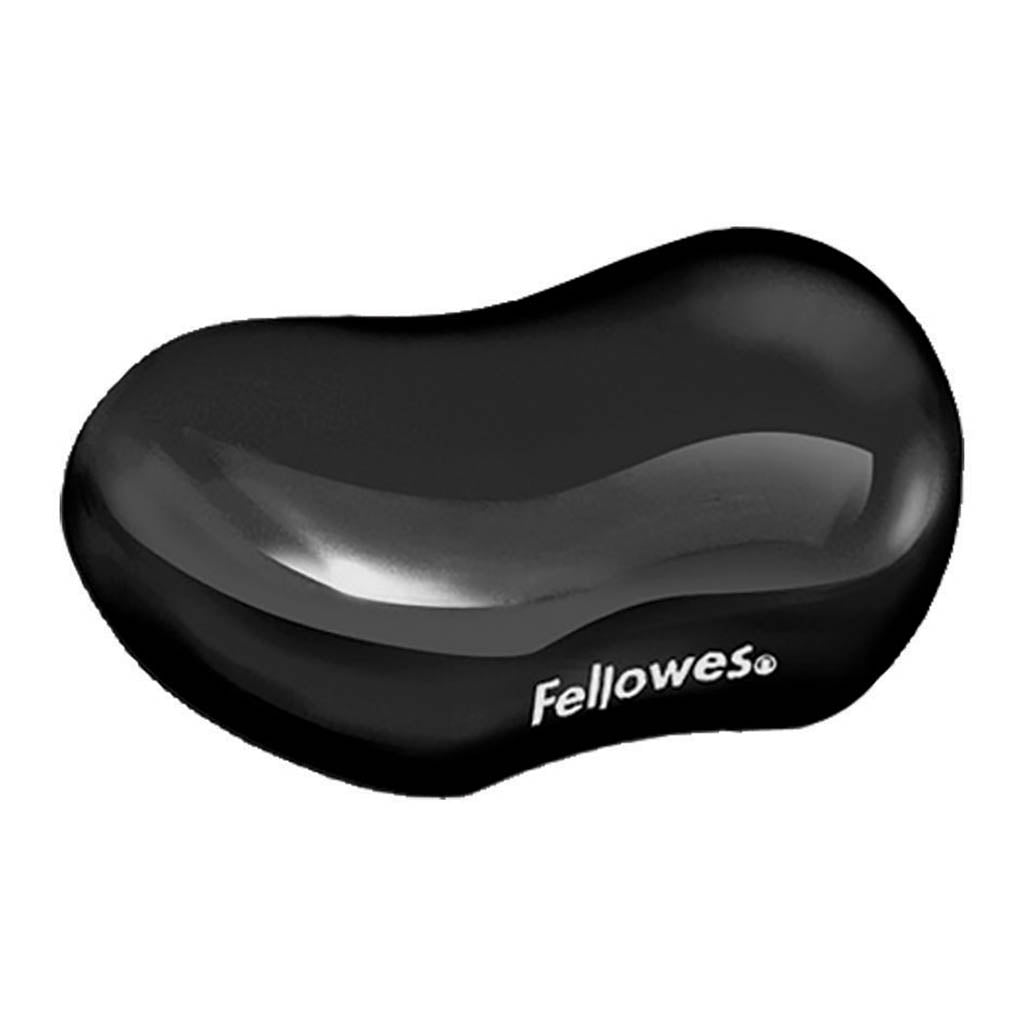 Fellowes Gel Crystals Flex Rest Black - Cafe Supply