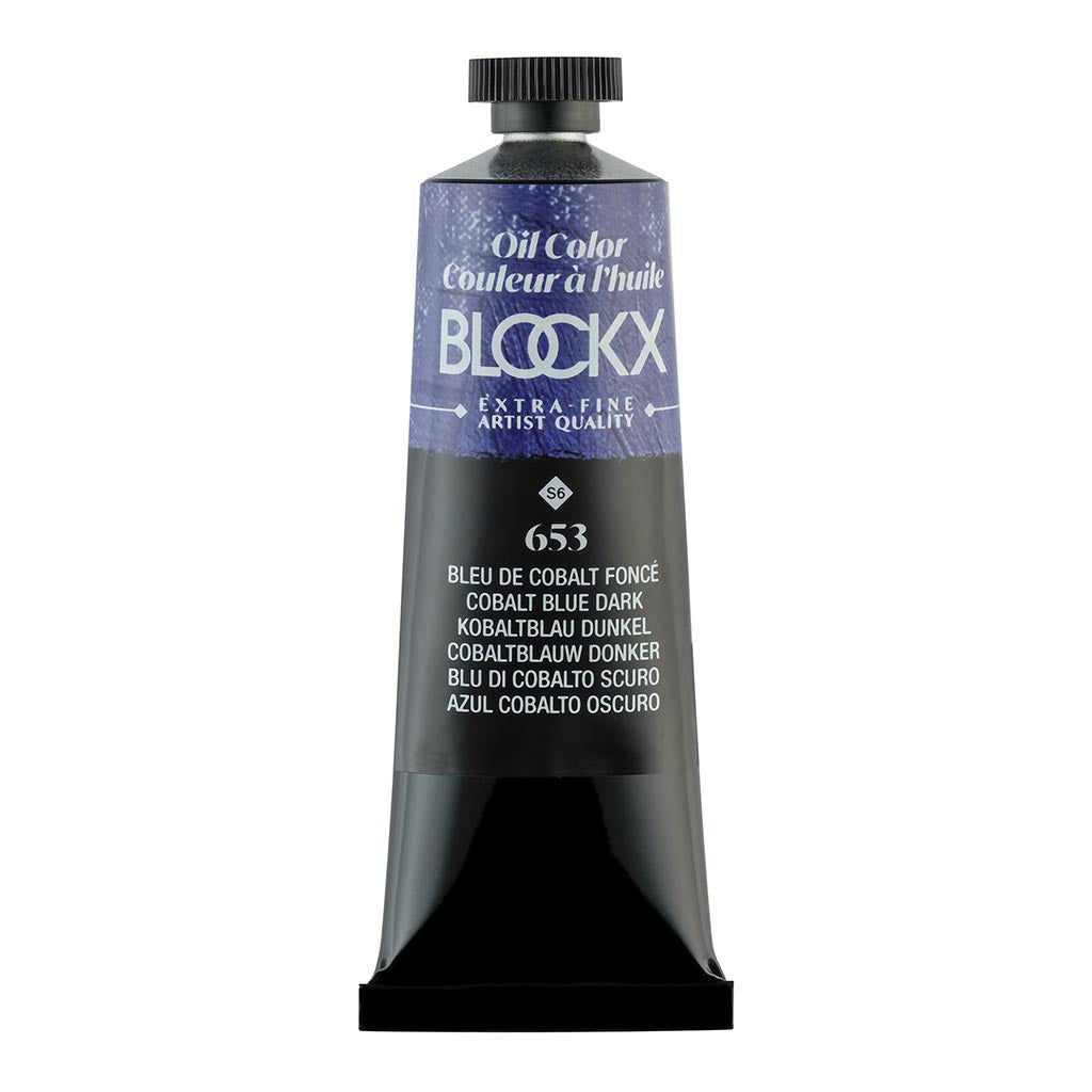 BLOCKX Oil Tube 35ml S6 653 Cobalt Blue Dark - Cafe Supply
