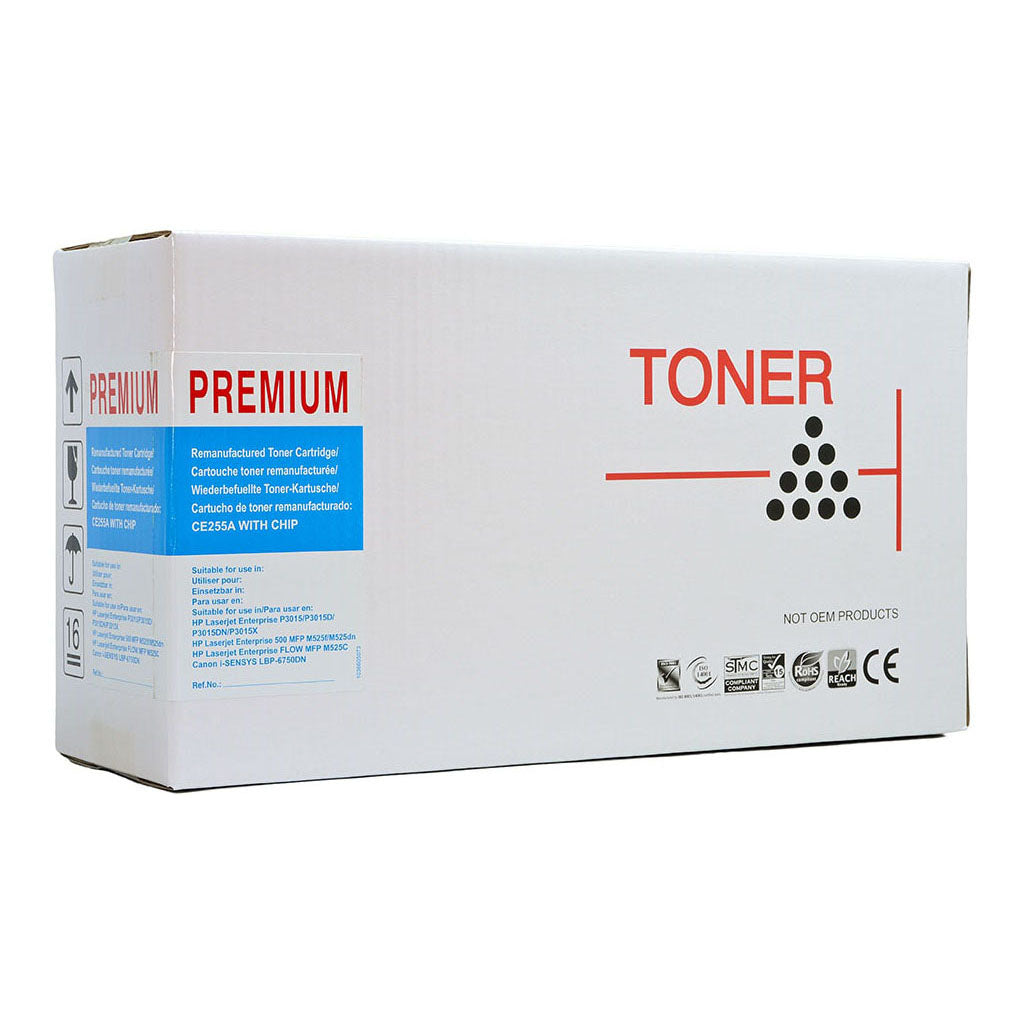 Icon Compatible HP CE255A Black Toner Cartridge - Cafe Supply