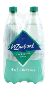 NZ Natural Sparkling Water 4 x 1l - Cafe Supply