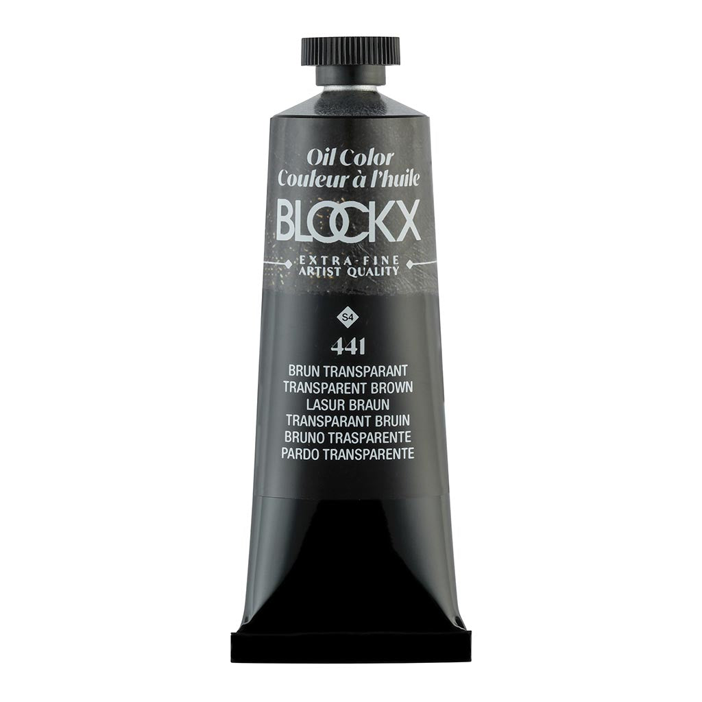 BLOCKX Oil Tube 35ml S4 441 Transparent Brown - Cafe Supply