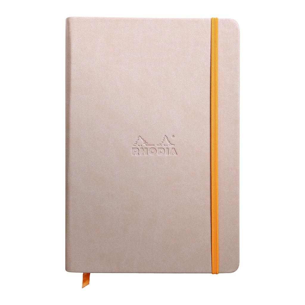 Rhodiarama Hardcover Notebook A5 Lined Beige - Cafe Supply