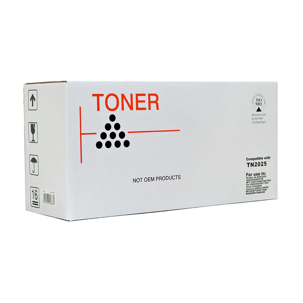 Icon Compatible Brother TN2025 Black Toner Cartridge - Cafe Supply