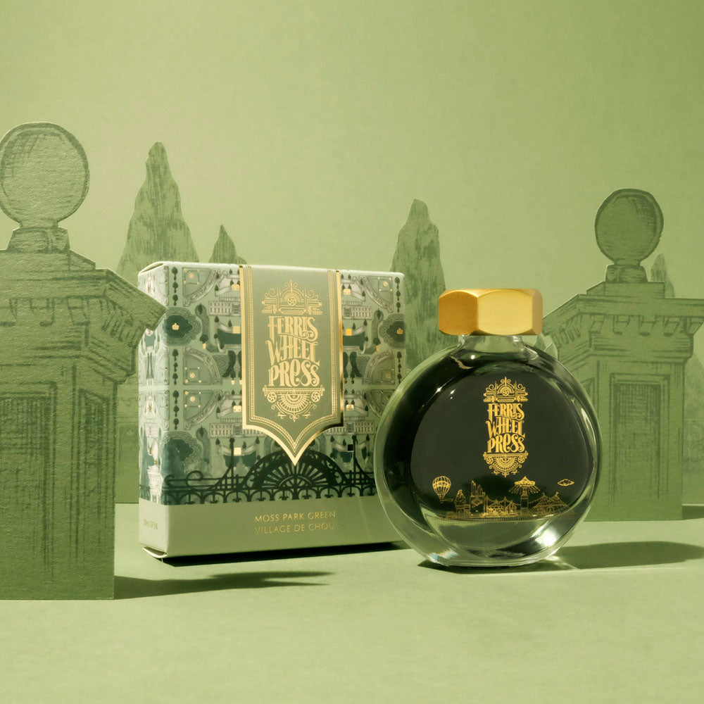 Ferris Wheel Press Fountain Pen Ink Moss Park Green 38ml - Cafe Supply