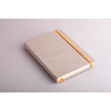 Rhodiarama Hardcover Notebook A5 Lined Beige - Cafe Supply