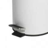 3L Round White Pedal Bin - Cafe Supply