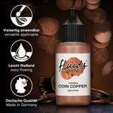 Octopus Fluids Alcohol Ink Coin Copper Metallic 30ml - Cafe Supply