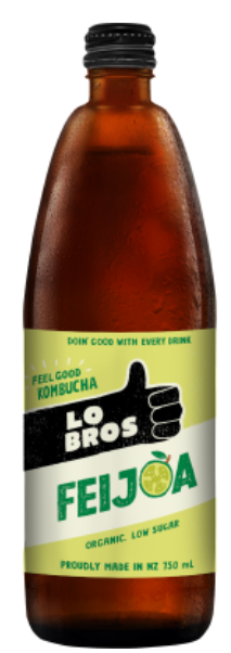 Lo Bros Feijoa Kombucha 750ml - Cafe Supply