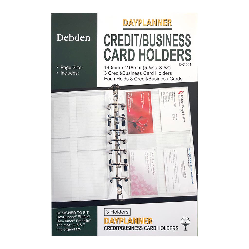 Debden Desk Dayplanner Card Holder, Pack of 3 - Cafe Supply