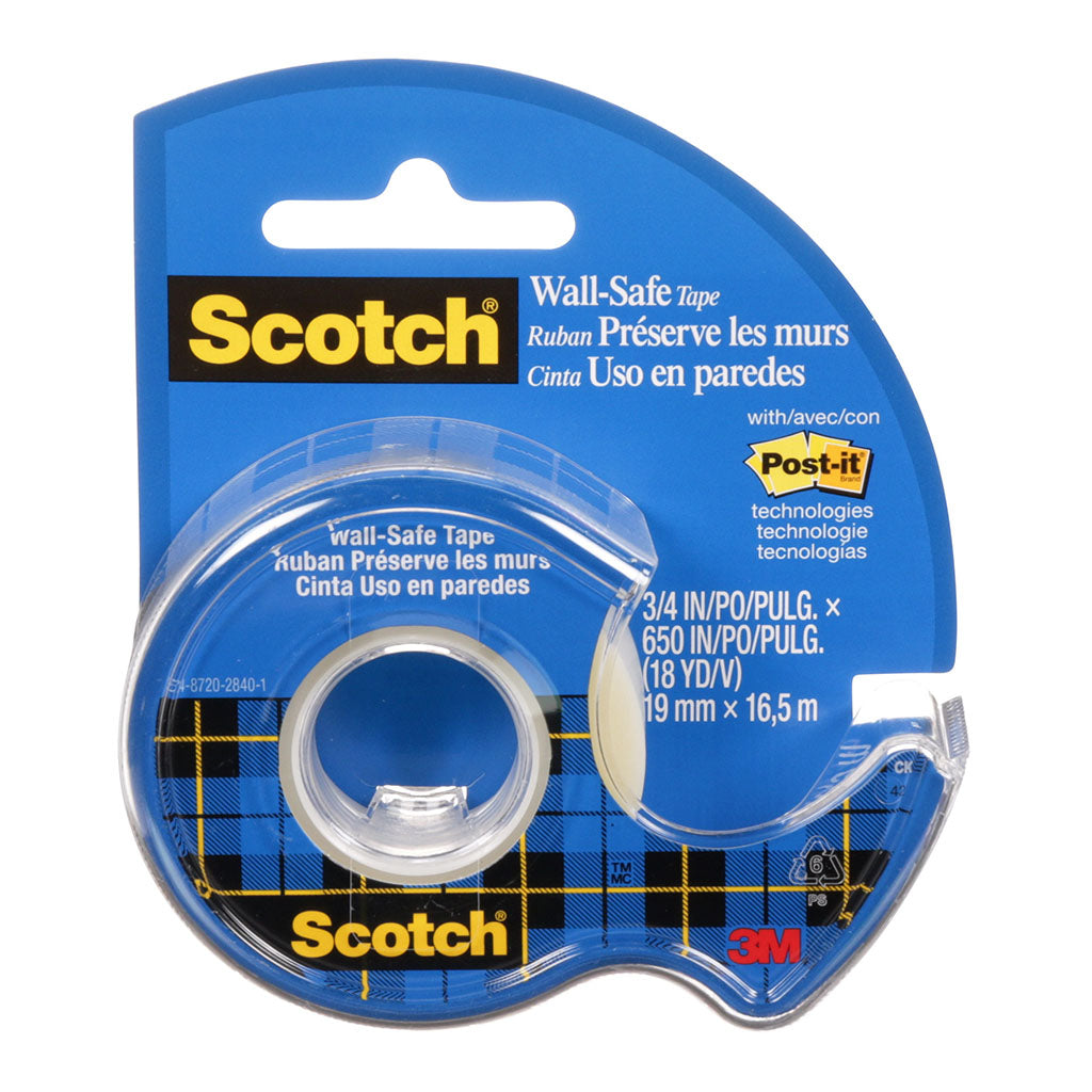 Scotch Tape Wall-Safe 183 19mm x 16.5m Roll - Cafe Supply