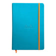 Rhodiarama Hardcover Notebook A5 Blank Turquoise - Cafe Supply
