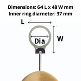 Closed Ring For Security Hangers (100) - Cafe Supply