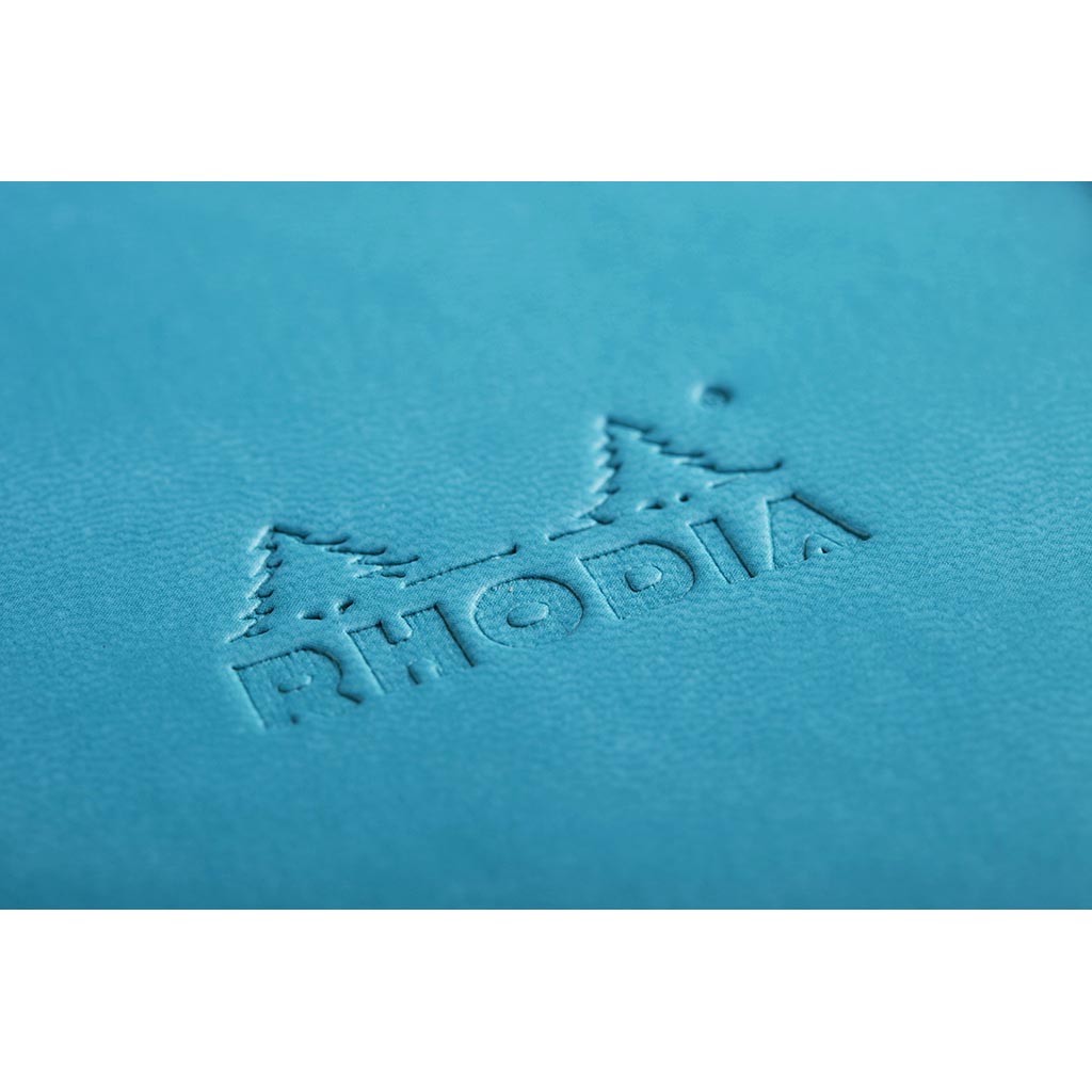 Rhodiarama Hardcover Notebook A5 Blank Turquoise - Cafe Supply
