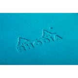 Rhodiarama Hardcover Notebook A5 Blank Turquoise - Cafe Supply