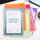 Avery Colour Lock Files A4 Assorted Pack 5 - Cafe Supply