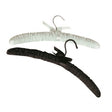 Black Satin Hanger with Hook (100) - Cafe Supply