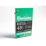 Luxpad Revision Study Cards 5x3 Portrait Ruled Assorted Colours with Binding Ring - Cafe Supply