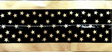 Cake Band Star Black/Gold 63mm (1m) - Cafe Supply