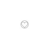 Herbin Wooden Handle Round Seal Heart - Cafe Supply