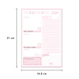 Pukka Carpe Diem Daily Planner Pad Ballerina Pink - Cafe Supply