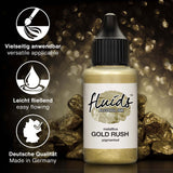 Octopus Fluids Alcohol Ink Gold Rush Metallic 30ml - Cafe Supply