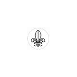 Herbin Wooden Handle Round Seal Lily - Cafe Supply