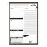 Pukka Carpe Diem Daily Planner Pad Black - Cafe Supply