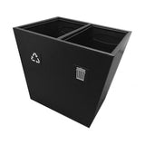 Leatherette Rubbish & Recycling Bin - Cafe Supply
