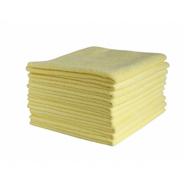 Micro Fibre Cloth 40cm x 40cm - Yellow - Cafe Supply