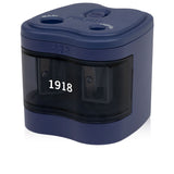 Milan Automatic 2 Hole Battery Pencil Sharpener Navy Blue - Cafe Supply