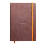 Rhodiarama Hardcover Notebook A5 Blank Chocolate - Cafe Supply