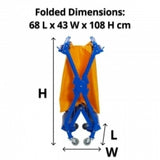 Compass Scissor Laundry X-Cart - Cafe Supply