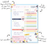 Pukka Carpe Diem Daily Planner Pad Ditzy Floral - Cafe Supply