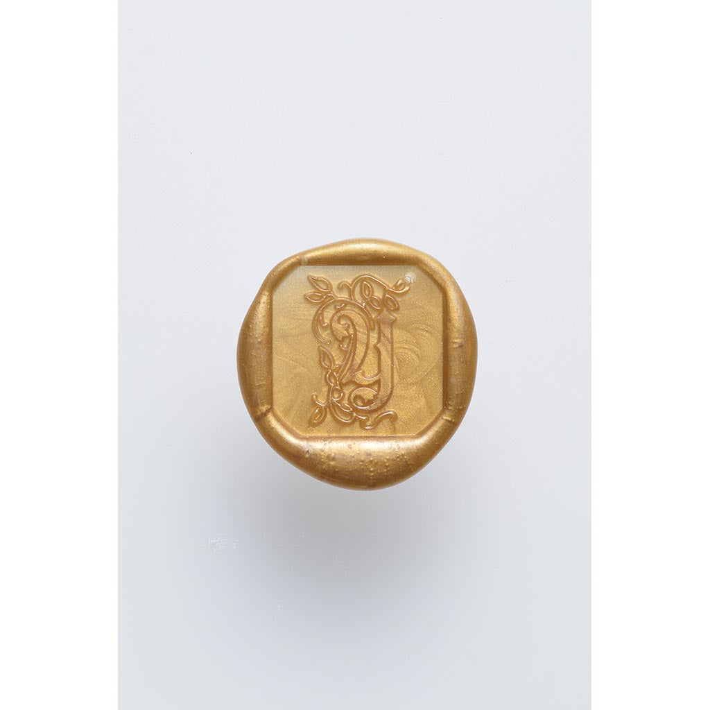 Herbin Wooden Handle Square Seal Illuminated Y - Cafe Supply