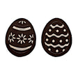 Chocolate Dark Easter Egg shape Assorted - 25mm - Cafe Supply