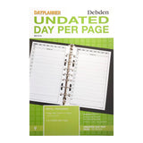 Debden Desk Dayplanner Refill Undated Day to a Page - Cafe Supply