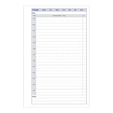 Debden Desk Dayplanner Refill Undated Day to a Page - Cafe Supply