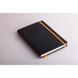 Rhodiarama Hardcover Notebook A5 Blank Black - Cafe Supply