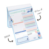Pukka Carpe Diem Daily Planner Pad Feathers - Cafe Supply