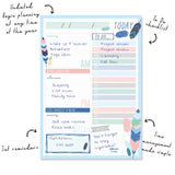 Pukka Carpe Diem Daily Planner Pad Feathers - Cafe Supply