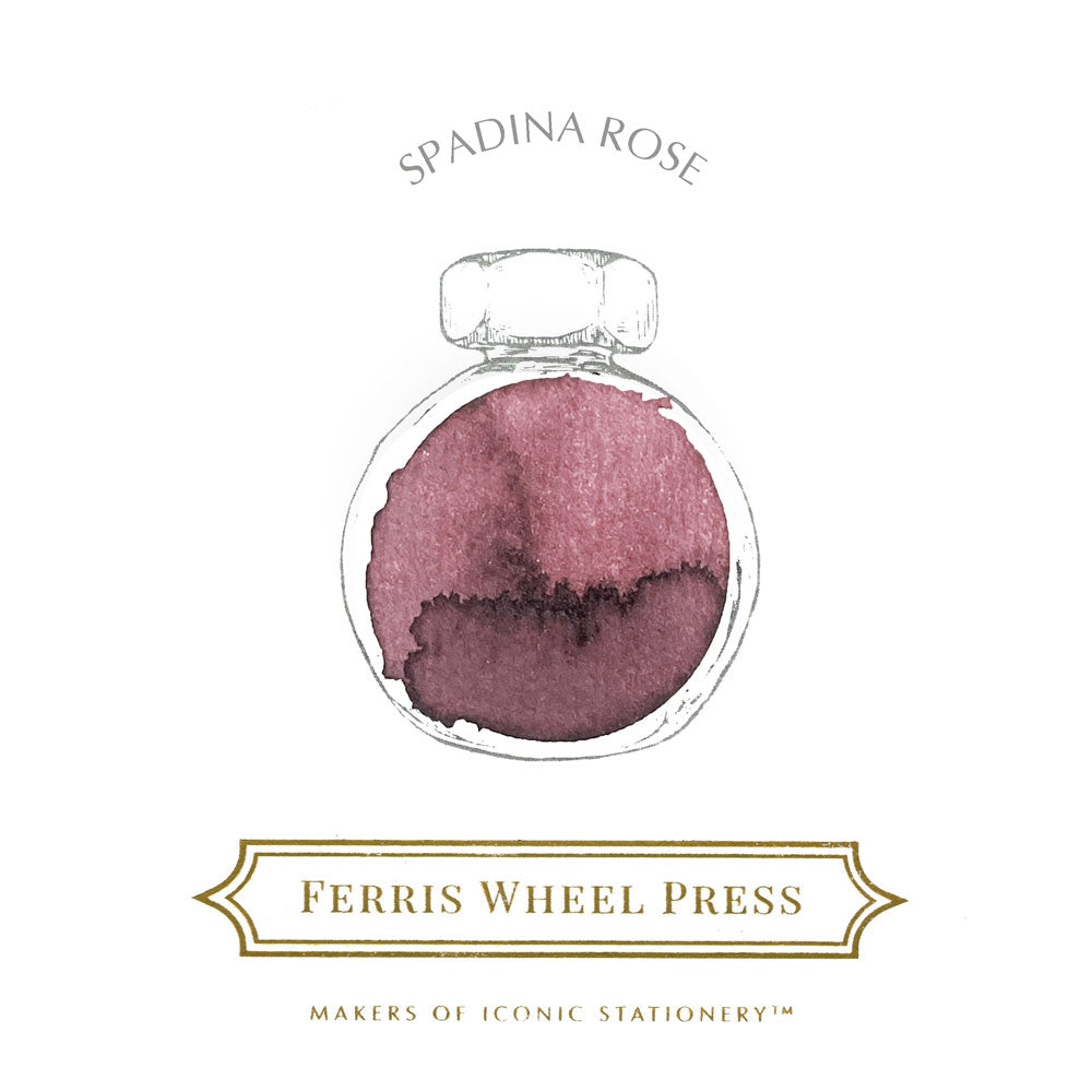 Ferris Wheel Press Fountain Pen Ink Spadina Rose 38ml - Cafe Supply